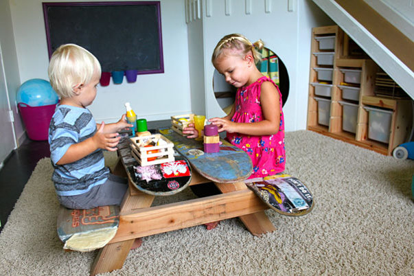 Skateboards kan bli ett riktigt häftigt barnbord